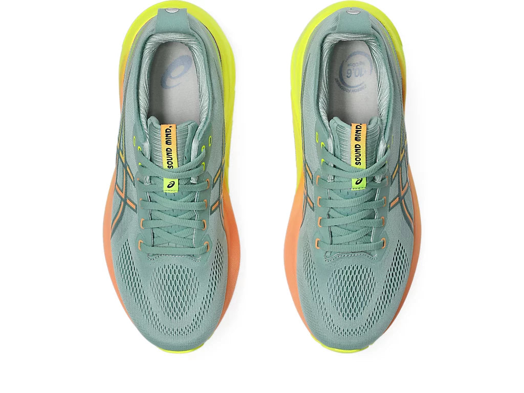 AHQ GEL-KAYANO 31 MEN STANDARD PARIS  LIGHT CELADON/SAFETY YELLOW M